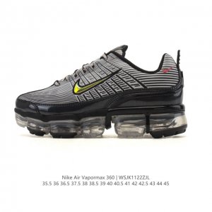 公司级 Nike耐克Airvapormax360休闲复古全掌气垫缓震运动慢跑鞋。Nike Air Vapormax 360 男女子运动鞋的设计灵感源自 Air