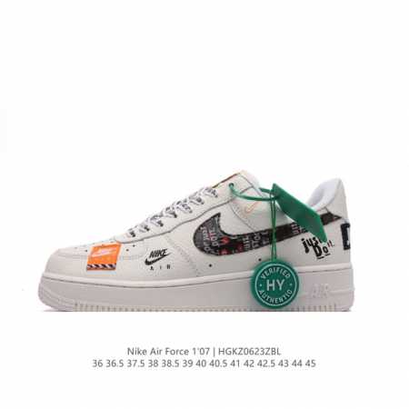 公司级 附赠送logo清洁刷 AF1耐克 Nike Air Force 1 ‘07 Low 空军一号厚底增高百搭休闲运动板鞋 原楦头原纸板 打造纯正空军版型，专 - 点击图像关闭