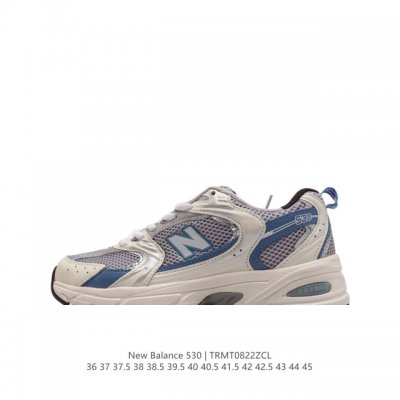 新百伦 Nb530 New Balance 530 复跑古鞋nb530这鞋双确实是nb家经复典古款式之一，以全科新技诠释，成打功造530鞋款。鞋面保在持530基