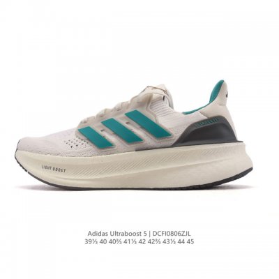 公司级 阿迪达斯 .老爹鞋 全新Adidas Ultra Light Boost 5系列 爆米花 超轻升级厚底增高运动老爹鞋，10周年新一代缓震运动跑鞋。在阿迪