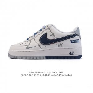 公司级 Af1耐克 2025年新款小白鞋 Nike Air Force 7 Low 空军一号 厚底增高百搭运动板鞋 原楦头原纸板 打造纯正空军版型，专注外贸渠道