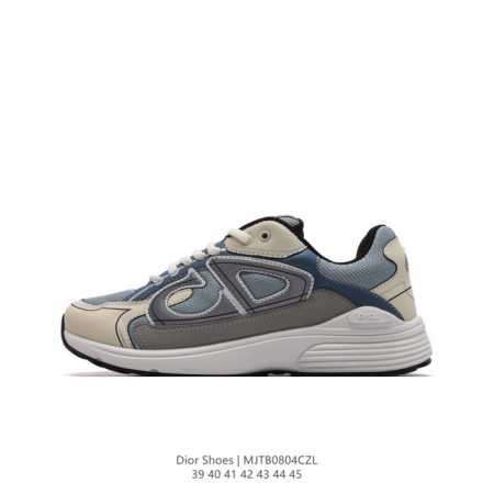 dior 迪奥 高奢品牌 彰显高级气质 Dior 运动鞋低帮系列复古百搭休闲鞋时尚慢跑鞋厚底老爹鞋。 码数：39-45 编码：Mjtb0804Czl - 点击图像关闭