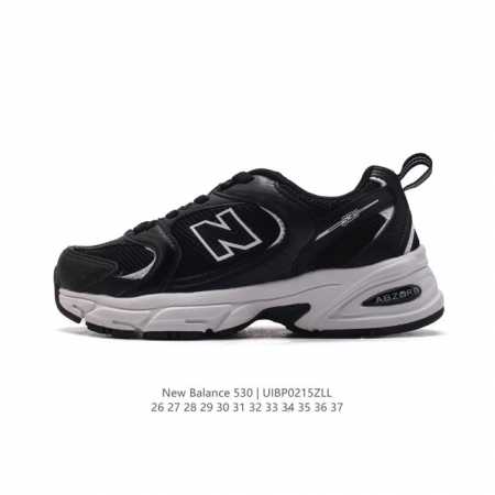 童鞋 新百伦 Nb530 New Balance 530 复跑古鞋 厚底增高老爹鞋 缓震运动慢跑鞋。Nb530这鞋双确实是Nb家经复典古款式之一，以全科新技诠释 - 点击图像关闭