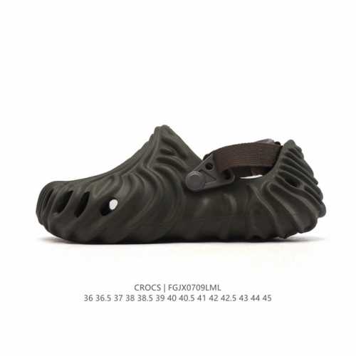 公司级 Crocs 沙滩洞洞鞋 男女士休闲厚底增高凉拖鞋 卡骆驰明星同款凉鞋 一体成型厚底增高凸显大长腿沙滩鞋 选择尺码时 建议选大一码 脚感更舒适 类型：男女