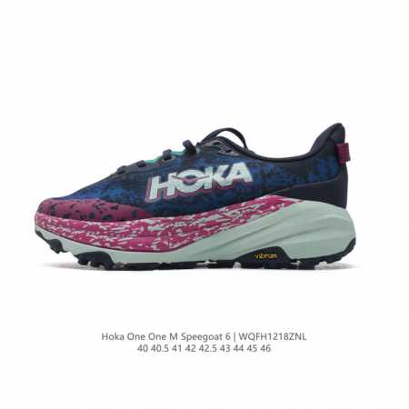 公司级 Hoka One One Speedgoat 6 飞速羚羊6 飞速羚羊系列的第六代越野跑鞋男士运动鞋，鞋款采用动态鞋面与内部支撑系统，并搭载hoka久经 - 点击图像关闭
