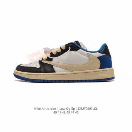 耐克 Nike Air Jordan 1 Low Og Sp Military Blue Aj1乔1 倒勾 低帮篮球鞋 Aj1 乔丹1代 Aj1 乔1 反向脚趾 - 点击图像关闭