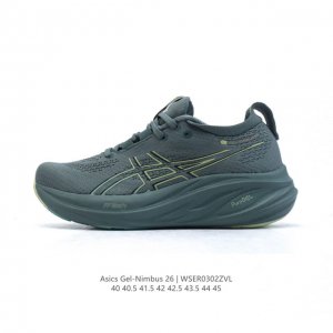 180 Asics Gel Nimbus26 2024 01#亚瑟士#跑步鞋 超厚底增高百搭老爹鞋 最舒适跑鞋，中底两大独家科技都带来全新能量，造就历来最软弹的
