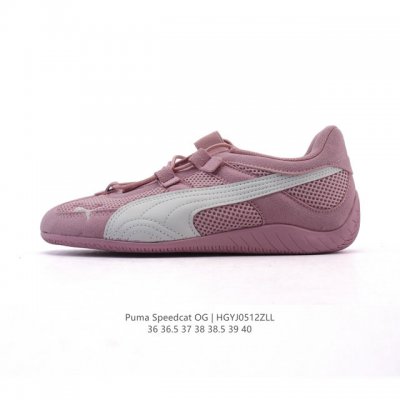 新品 彪马 Puma Speedcat Ballet 芭蕾舞鞋玛丽珍鞋女士运动休闲鞋Puma彪马女鞋Speedcat Ls朴彩英同款赛车鞋 翻毛皮休闲鞋，Pum