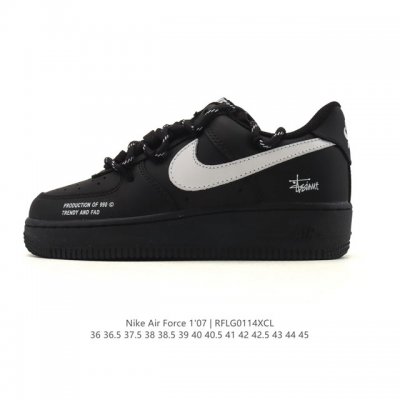 公司级 Af1耐克 Nike Air Force 1 ‘07 Low 空军一号 厚底增高百搭运动板鞋 原楦头原纸板 打造纯正空军版型，专注外贸渠道 全掌内置蜂窝