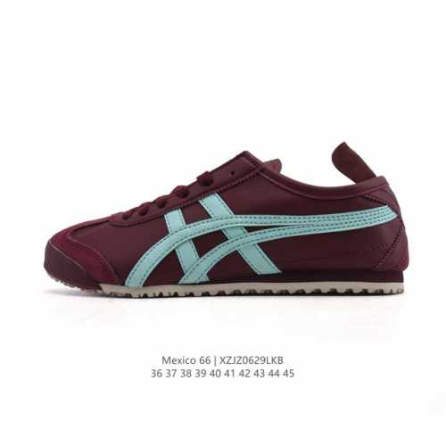 真标 Asics 亚瑟士 男女鞋 配足弓鞋垫 日产经典老牌-鬼塚虎 Onitsuka Tiger Mexico 66经典墨西哥系列复古经典百搭板鞋休闲运动鞋慢跑