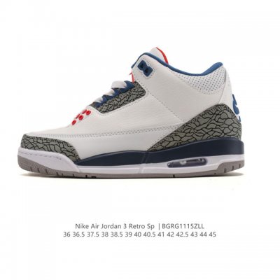 公司级 耐克 乔丹 Aj3 耐克 Nike Air Jordan 3 Retro Se 乔3 倒钩 中帮复刻篮球鞋 乔丹3代 三代 男女子运动鞋，作为 Aj 系