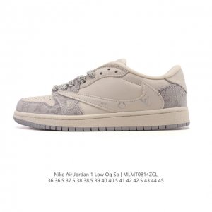 真标 耐克 Nike Air Jordan 1 Low Og Sp Military Blue Aj1乔1倒勾 2025年新款 蛇年新款 低帮篮球鞋 Aj1 乔