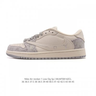 真标 耐克 Nike Air Jordan 1 Low Og Sp Military Blue Aj1乔1倒勾 2025年新款 蛇年新款 低帮篮球鞋 Aj1 乔