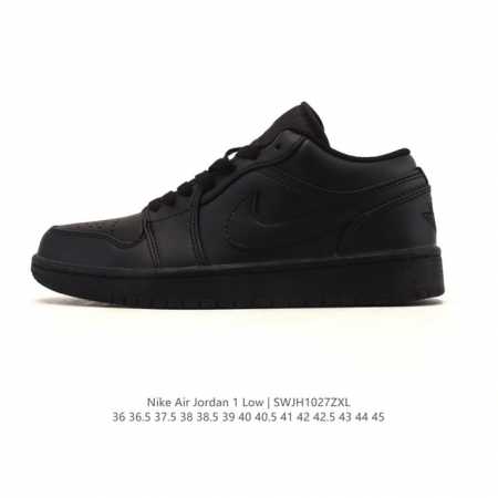 耐克 乔丹Air Jordan 1 Low Aj1 乔1 乔丹1代Aj1 低帮复古文化休闲运动篮球鞋。该鞋款从 1985 年元年款汲取设计灵感，焕新演绎简约经典 - 点击图像关闭