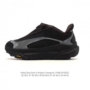 新品公司级 Hoka One One Project Transport 舒适 防滑耐磨 低帮 生活休闲鞋 男女同款 这双鞋也是Hoka提倡环保主义的一双鞋款，