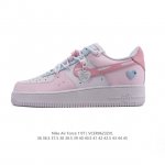 耐克 Nike Air Force 1 '07 Low 2025新年新款 蛇年限定 空军一号含气垫 解构绑带 双鞋带 小白鞋 低帮百搭厚底增高休闲运动板鞋。柔软