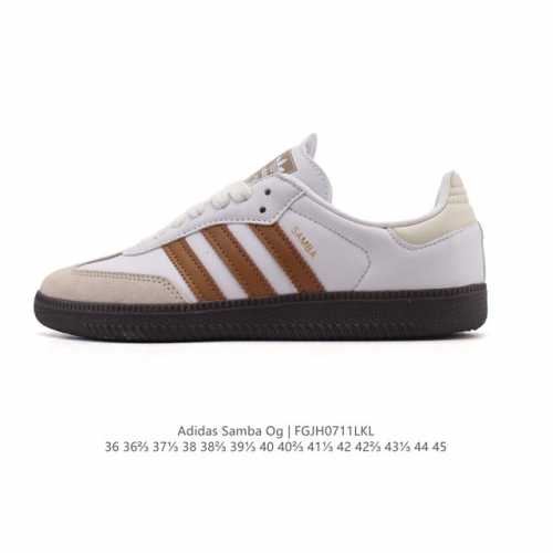 公司级 阿迪达斯 德训鞋 Adidas Originals Samba Og Shoes 经典运动鞋小白鞋 T头鞋 男女士板鞋 彰显休闲摩登风情的时尚经典鞋。它