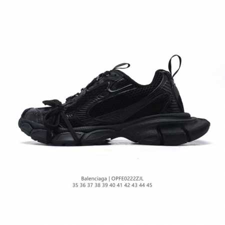 公司级 巴黎世家 Balenciaga 3Xl Sneakers 巴黎世家 十代网布系带低帮走秀复古老爹运动鞋 透气网面材料和聚氨酯 磨损效果 鞋头边缘和后帮 - 点击图像关闭