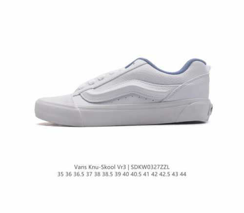 万斯 Vans Knu-Skool Vr3 Lx 面包鞋 坎普尔 茱利安系列低帮复古硫化休闲运动板鞋 肥胖版大logo 要说整个2023年最为热门的鞋型之一 面