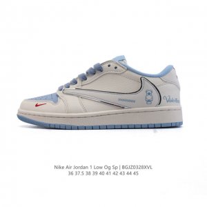 310 真标 耐克/Nike Air Jordan 1 Low Og Sp"Military Blue"Aj1乔1倒勾 2025年新款 蛇年新款 低帮篮球鞋 A