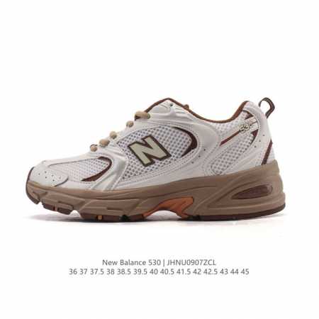 真标 新百伦 Nb530 New Balance 530 复跑古鞋 厚底增高老爹鞋 缓震运动慢跑鞋。Nb530这鞋双确实是Nb家经复典古款式之一，以全科新技诠释 - 点击图像关闭