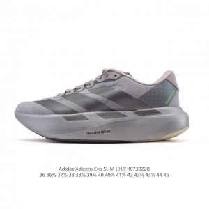 阿迪达斯 Adidas Adizero Evo Sl 运动舒适防滑耐磨 低帮跑步鞋 阿迪达斯革新力作 破纪录轻跑鞋 Adizero Adios Pro Evo