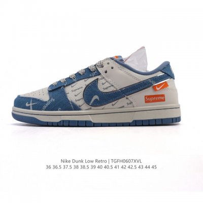 公司级 耐克 Nike Dunk Low Retro 运动鞋复古板鞋。作为 80 年代经典篮球鞋款，起初专为硬木球场打造，后来成为席卷街头的时尚标杆，现以经典细