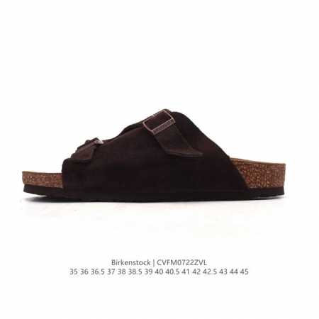 公司级 德国百年知名鞋履品牌 博肯Birkenstock 勃肯拖鞋系列凉拖鞋休闲沙滩凉鞋 Birkenstock勃肯德国进口男女款牛皮绒面革软底Arizona双 - 点击图像关闭
