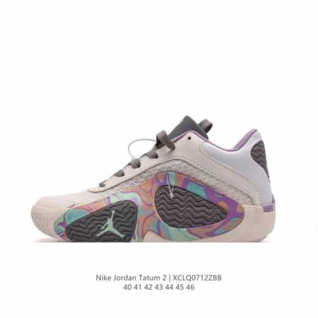 耐克 Nike 獭兔全新签名战靴 Jordan Tatum 2 实战篮球鞋 塔图姆 2 代官宣！惊喜太多！鞋面上醒目的块状泡棉和网状覆面组成的结构，放置在脚部受 - 点击图像关闭