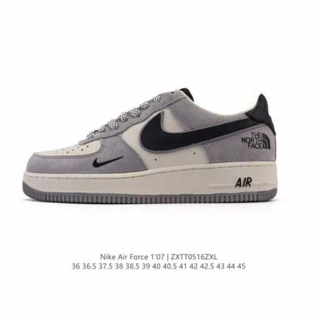 耐克 Nike Air Force 1 '07 Low 空军一号含气垫 小白鞋 2025年 蛇年新款 北脸北面联名 低帮百搭厚底增高休闲运动板鞋 柔软 弹性十足 - 点击图像关闭