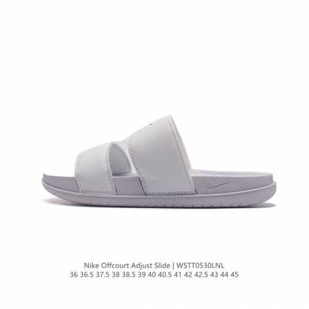 耐克 Nike Offcourt Adjust Slide 男女子拖鞋缓震 夏季 一字拖 沙滩运动防水凉拖鞋 家居休闲拖鞋 类型：男女鞋 尺码：36-45含半码 - 点击图像关闭