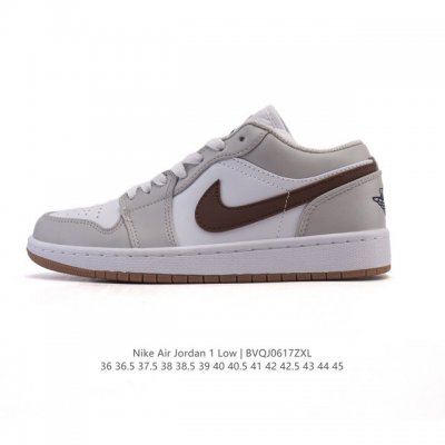 耐克 乔丹Air Jordan 1 Low Aj1 乔1 乔丹1代Aj1 低帮复古文化休闲运动篮球鞋。从1985 年面世的元年款汲取设计灵感，采用简洁大方的经典
