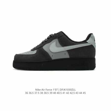 耐克 Nike Air Force 1 '07 Low 空军一号含气垫 低帮百搭厚底增高休闲运动板鞋。柔软、弹性十足的缓震性能和出色的中底设计，横跨复古与现代的 - 点击图像关闭