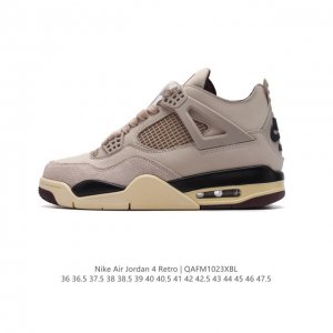 公司级 耐克 Nike Air Jordan 4 Retro OG 低帮 迈克尔 乔丹AJ4代乔4 复古休闲运动文化篮球鞋。秉承轻量化的速度型篮球鞋设计思想完成