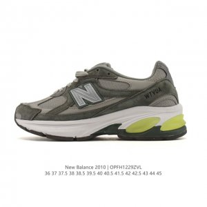公司级 新百伦 New Balance2010英产做旧鞋款纯色绒运动鞋 厚底增高老爹鞋。此复刻经典鞋款，加入当下大热的户外元素，以曾经篮球鞋款型式样加以打造鞋款