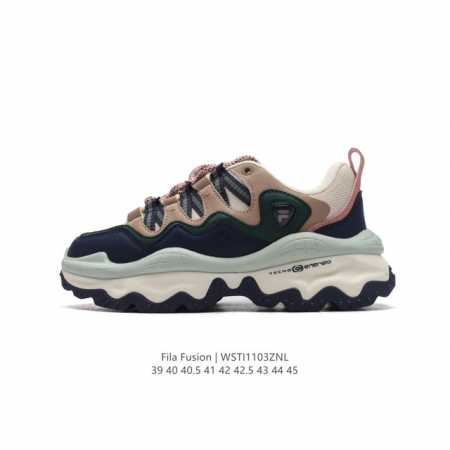公司级 斐乐 男款老爹鞋 FILA FUSION 厚底增高百搭运动板鞋 意大利百年经典运动品牌，网红单品 小红书推荐爆款 FILA斐乐新款小白鞋斐乐潮牌文化街头 - 点击图像关闭