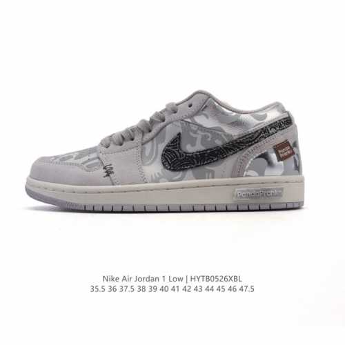 公司级 耐克 乔丹Air Jordan 1 Low Aj1 乔1 乔丹1代Aj1 低帮复古文化休闲运动篮球鞋 从1985 年面世的元年款汲取设计灵感 采用简洁大