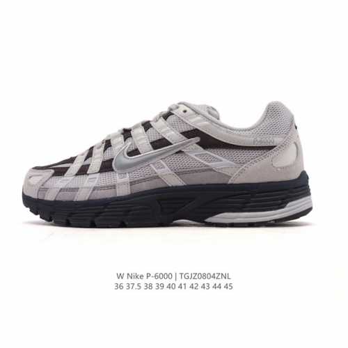 公司级 耐克 Nike 男女子休闲运动鞋 P-6000Premium 轻便舒适透气防滑缓震耐磨跑步鞋。P-6000 是一款植根于 0 年代风格的混合款式，让人想