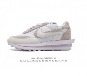 耐克 Sacai Nike Ldv Waffle 重磅联名运动鞋 日式解构美学sacai联名 Nike Ldv Waffle重叠设计前卫华夫变形休闲慢跑鞋 Sa