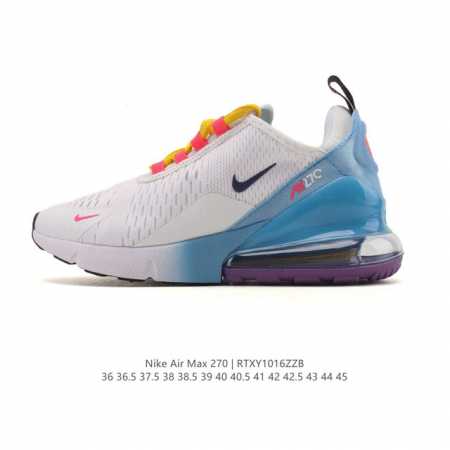 公司级 耐克 Nike Air Max 270 后半掌气垫缓震 秋冬新款运动鞋时尚男女 士跑步鞋 。作为 Nike 休闲型 Air Max 鞋款，Nike Ai - 点击图像关闭