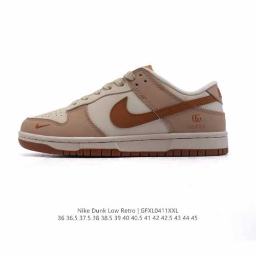公司级 耐克 Nike Dunk Low Retro 运动鞋复古板鞋2025年新款，作为 80 年代经典篮球鞋款，起初专为硬木球场打造，后来成为席卷街头的时尚标