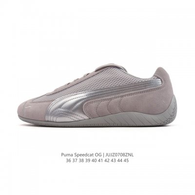 公司级 Puma Speedca Og 彪马极速赛车系列低帮德训风拼接复古百搭休闲运动赛车鞋 鞋款从80、90年代赛车手所穿的防火赛车鞋为原型，鞋身线条模仿了赛