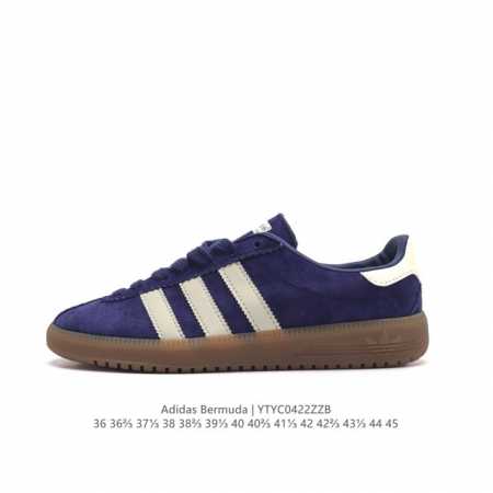 阿迪达斯 Adidas 德训鞋系列 清新 马卡龙 造型！阿迪达斯全新三叶草 Bermuda 运动板鞋悄悄上架！近期，Adidas Originals Bermu - 点击图像关闭