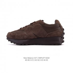 真标 Nb 新百伦 New Balance 327系列复古休闲运动慢跑鞋时尚男女运动鞋 以更纯粹的复古风格设计打造的全新造型 侧身还以解构设计，将 N 字标志以