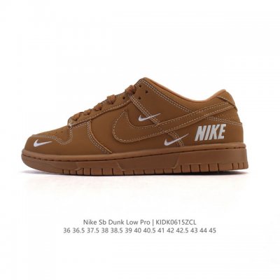 耐克 Nike Sb Dunk Low Pro 男女同款运动鞋复古板鞋，尽情迈步，彰显个性风采。采用柔软皮革鞋面，经久耐穿，塑就如元年款 Dunk 般的复古质感