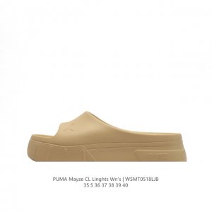 Puma 彪马 拖鞋男女鞋 夏季新款运动鞋 沙滩鞋外穿凉拖鞋 大logo 厚底增高休闲拖鞋 复古一字拖。 类型：男女鞋 货号：389454 码数：35.5-40