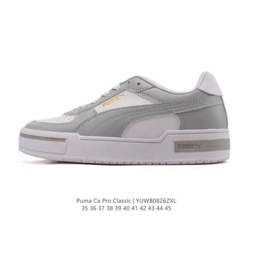 彪马 Puma Ca Pro Classic 百搭单品彪马复古休闲鞋经典男女板鞋，搭配精心设计的配色组合，营造浓郁的复古氛围。鞋面打孔细节,提升穿着时的舒适度。