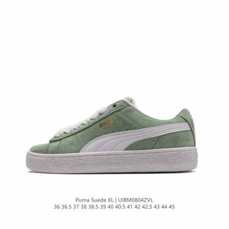 彪马puma Suede Xl 低帮复古轻便透气防滑减震休闲鞋 厚底增高运动板鞋。 尺码: 36-45含半码 货号：395205 01 编码：Uibm0804Z - 点击图像关闭