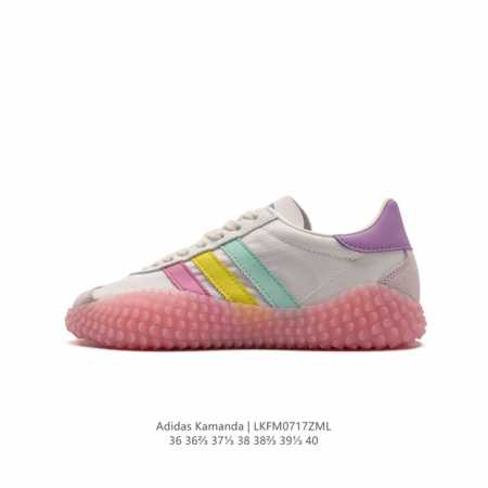 小红书爆款 原鞋独立模具开发#阿迪达斯 Adidas Kamanda X Country 小yeezy 生胶刺头底 秀气大方的鞋型 气质修身。以现代设计融合复古 - 点击图像关闭