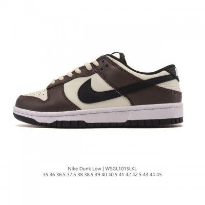 真标 耐克 Nike Sb Dunk Low Pro 男女同款运动鞋复古板鞋。采用柔软皮革鞋面，经久耐穿，塑就如元年款 Dunk 般的复古质感。鞋头透气孔，搭配